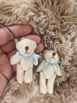 Urso de Pelúcia com 7cm - 1 Unidade