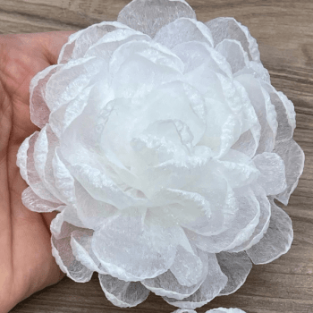 Flor de Organza 10cm 