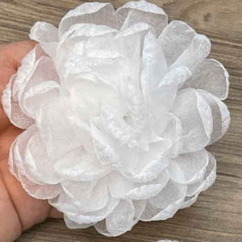 Flor de Organza 10cm 