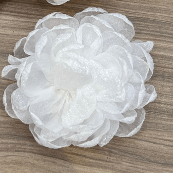 Flor de Organza 10cm 