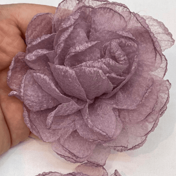 Flor de Organza 10cm 