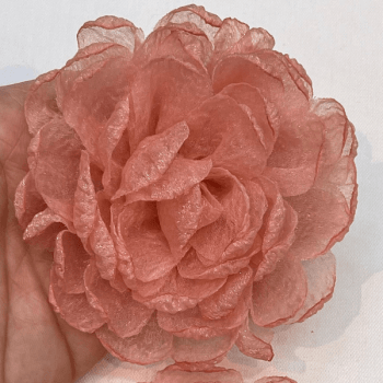 Flor de Organza 10cm 