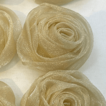 Flor de Organza 40mm  