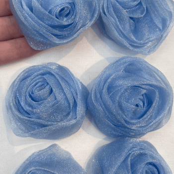 Flor de Organza 40mm  