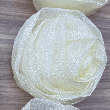 Flor de Organza 40mm  