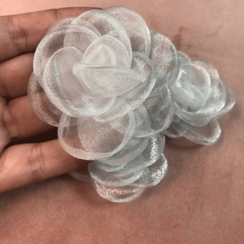 Flor de Organza - Eleve seus Projetos de Artesanato com Elegância