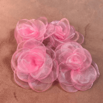 Flor de Organza - Eleve seus Projetos de Artesanato com Elegância