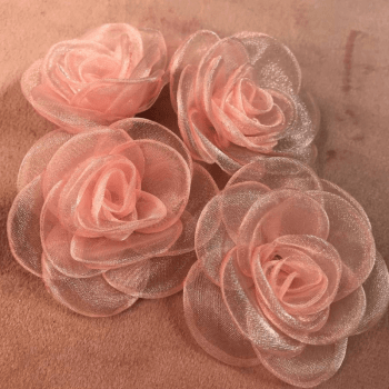 Flor de Organza - Eleve seus Projetos de Artesanato com Elegância