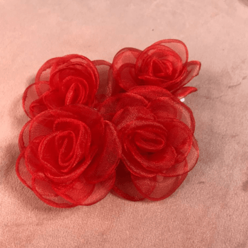 Flor de Organza - Eleve seus Projetos de Artesanato com Elegância