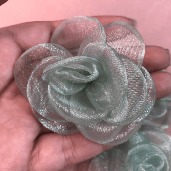 Flor de Organza - Eleve seus Projetos de Artesanato com Elegância