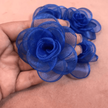 Flor de Organza - Eleve seus Projetos de Artesanato com Elegância