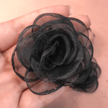 Flor de Organza - Eleve seus Projetos de Artesanato com Elegância