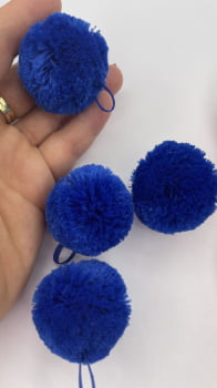 Pom Pom de Lã com Alça 40mm - 1 Unidade