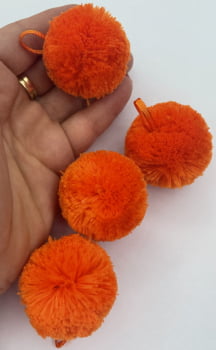 Pom Pom de Lã com Alça 40mm - 1 Unidade