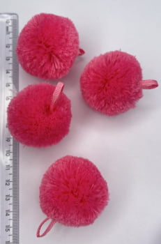 Pom Pom de Lã com Alça 40mm - 1 Unidade