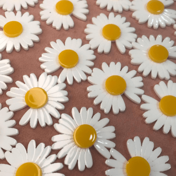 Aplique de Flor Branca Beleza na Decoração 