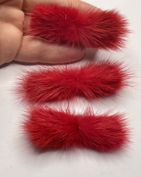 Aplique Bigode Pom Pom 7CM - 1 Unidade 