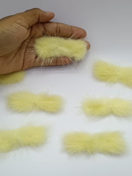 Aplique Bigode Pom Pom 7CM - 1 Unidade 