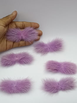 Aplique Bigode Pom Pom 7CM - 1 Unidade 