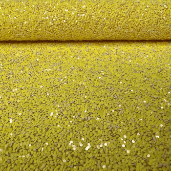 Lonita Glitter 27x40 cm Amarelo Fluor  