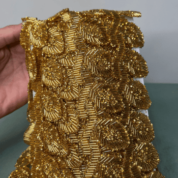 Corrente Termocolante Dourado 45mm 