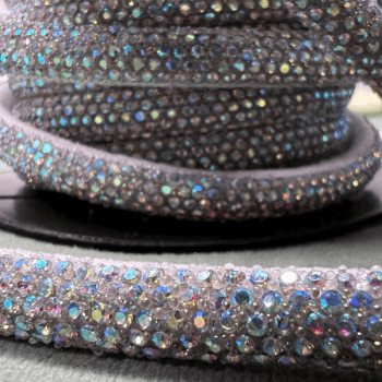 Meia Cana Strass Aurora Borial 8mm