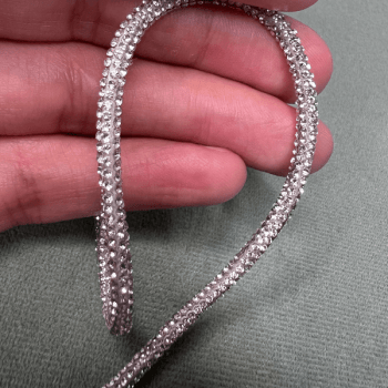 Silicone Com Strass Pedras 4 mm