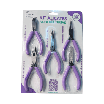 Kit Alicates Para Bijuterias para Iniciantes