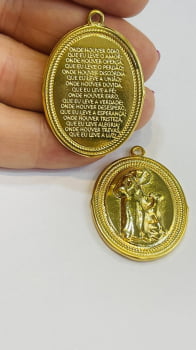 Medalha de São Francisco de Assis 35/27- 1 unidade