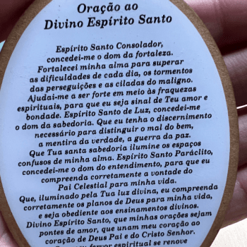 Medalha Madeira Divino Espírito Santo