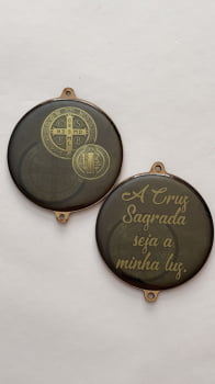 Medalha Madeira São Bento - 1 unidade